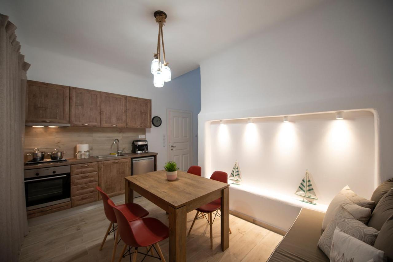 Superior Beachfront Apartment 1 With View To The Aegean Sea Panormos  Exteriér fotografie